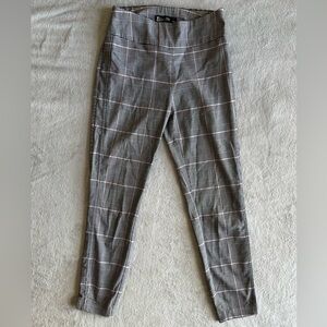 7TH Ave Design Studio high rise plaid cropped Pants  size S